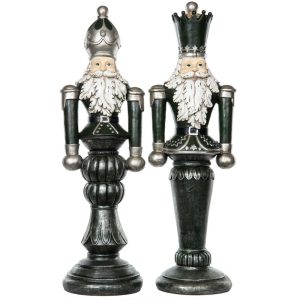 Dekoration | Nötknäppare Grön Mix Poly 65 cm