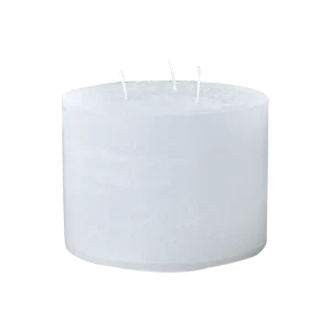 Ljus | COTE NORD Treveksljus, vitt Ø15xH11 cm