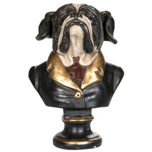 Dekoration | Byst Bulldog Mr Big 36x24x52 cm