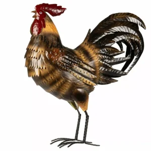 Dekoration | Tupp Metall Beige/grön 46x20x52cm