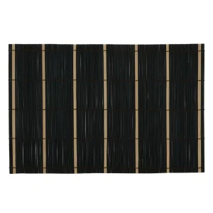Bordsunderlägg | Bordstablett – Tallriksunderlägg Bambu Svart 45X30cm