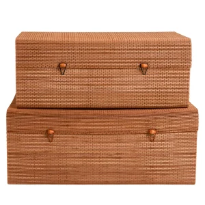 Låda | Bambu Förvaringsbox S/2 46X26X19cm