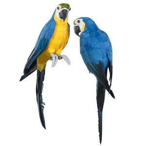 Fågel | Papegoja Blå 43 cm