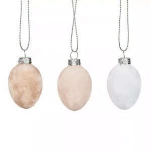 Ägg | Glas Sammet natur Mix