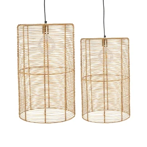 Belysning | Bali Taklampa natur 2/S