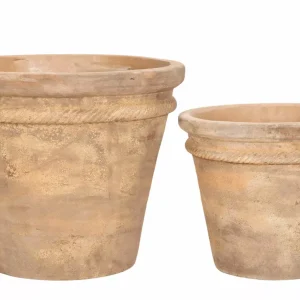 Kruka | Fortuna terrakotta 2/Set Ø45x27x57cm