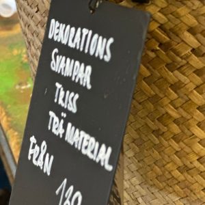 Dekoration | Skylt Metall Clip Svart 10x14cm