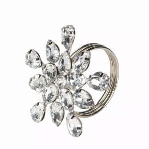 Servettring | Carmina Silver 6 cm