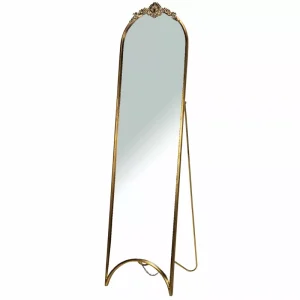 Spegel | Golvspegel Ornament Guld 44x52x171cm