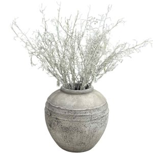 Kvist | Konstgjord kvist vit snö 93cm