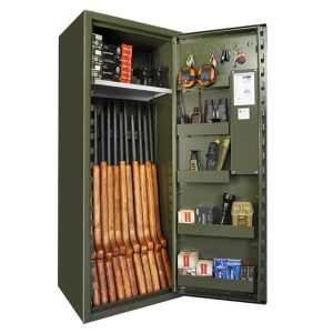 SP88 Vapenskåp (Säkerhetsskåp) inkl. Led-belysning – Grönt
