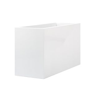 KRUKA | BLOMLÅDA & AVDELARE VIT 91×34.5×50 CM