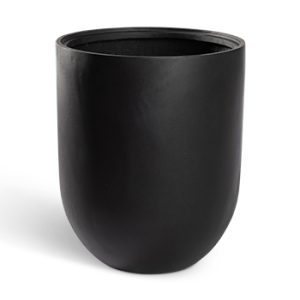 Kruka | Jubilee Svart Rund Stor 56x65cm