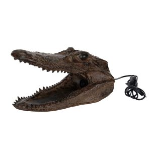 Belysning | Lampa Krokodilhuvud Brun